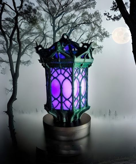 Elegant Mystical Style Unique Led Lantern - Etsy Ireland Gothic Lantern, Gothic Lamp, Purple Lantern, Meteor Lights, Patio Indoor, Bohemian House Decor, Gothic Garden, Dark Home Decor, Goth Home