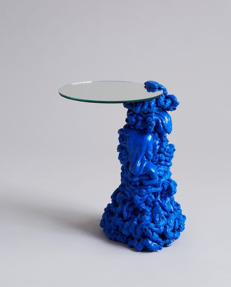 Recycled Plastic Baroque Table // By James Shaw Ideas Terraza, Foam Art, Keramik Design, Spray Foam, Funky Furniture, Furniture Designer, Art Furniture, Cool Furniture, Design Inspo