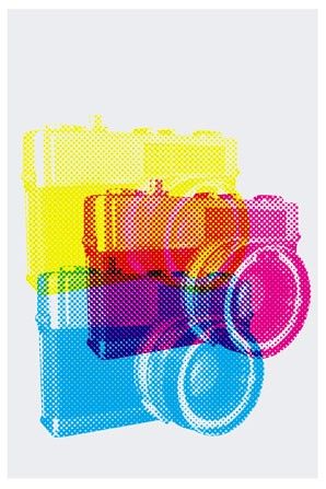 camera perfect Cmyk Art, Screen Printing Inspiration, Halftone Dots, Camera Art, Camera Photos, Design Graphique, Print Making, Cameras, Poster Design