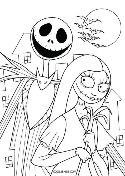 Jack The Skeleton Coloring Page, Jack Skeleton Coloring Pages, Nightmare Before Christmas Colouring Pages, Jack And Sally Coloring Pages Free Printable, Sally Nightmare Before Christmas Coloring Page, Nightmare Before Christmas Party Decorations Free Printable, Nightmare Before Christmas Coloring Sheets, Jack And Sally Coloring Pages, Nightmare Before Christmas Preschool Activities