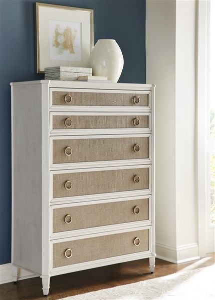 Vanguard Furniture: Room Scene SESTA_W604TC-CN Tall Chest Of Drawers Makeover, Wallpaper On Dresser, Tall Dresser Makeover, Pebble Path, Chest Of Drawers Makeover, Antique Dressers, Cheap Bedroom Furniture, Side Boards, Tall Chest Of Drawers