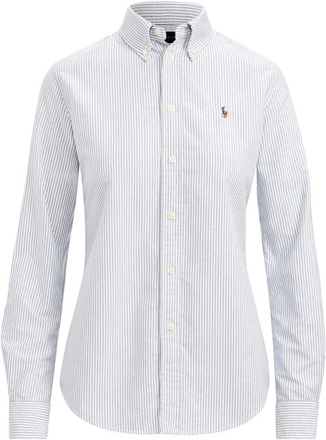 POLO RALPH LAUREN Women's Oxford Classic Fit Button Down Shirt at Amazon Women’s Clothing store Oxford Shirt Women, Ralph Lauren Shirt Women, Christian Dior Haute Couture, Polo Women, Polo Ralph Lauren Women, Ralph Lauren Women, Classic Style Women, Ralph Lauren Womens, Oxford Shirt