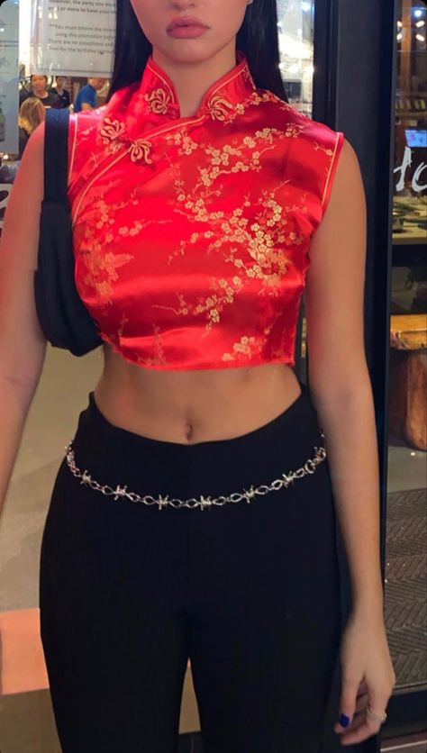 Chinese Style Dress, Emma Rose, Instagram Lifestyle, Outfits Y2k, Looks Black, Cute Crop Tops, Looks Chic, Lifestyle Fashion, Looks Style