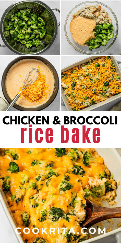 Savor the flavors of this savory chicken broccoli rice casserole! A delightful combination of chicken, broccoli, and rice, topped with melted cheese. #casserole #chickenrecipes #broccoli #homemade #comfortfood Casserole Chicken Broccoli, Chicken Rice Broccoli Casserole No Soup, Canned Chicken Broccoli Rice Casserole, Chicken Broccoli Rice Cheese Crockpot, Shredded Chicken And Broccoli Recipes, Chicken Rice And Cheese Casserole, Chicken Cheddar Broccoli Casserole, Chicken Recipes With Broccoli, Leftover Chicken And Rice Recipes