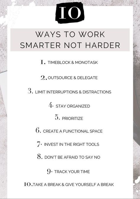 How To Work Smarter Not Harder, Get To Work, Working Genius, Professional Development Goals, Workplace Productivity, Organizing Time Management, Work Smarter Not Harder, Work Goals, Work Tips