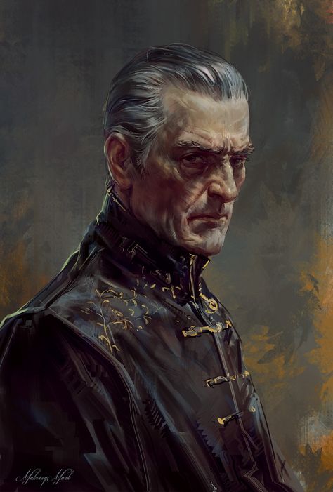 Old Man Dnd Art, Game Of Thrones Characters Art, 19th Century Character Design, Elder Character Design, Old Man Concept Art, Dnd Old Man, Old Money Portrait, Dnd Npc Art, Dnd Noble