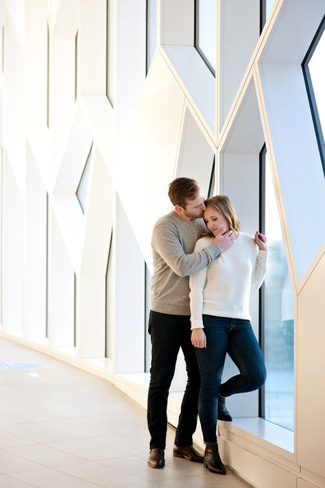 Calgary Engagement Photos, Photography Outfit Ideas, Prewedding Photoshoot, Photoshoot Engagement, Ideas Photoshoot, Calgary Wedding, Central Library, Romantic Proposal, Unique Architecture