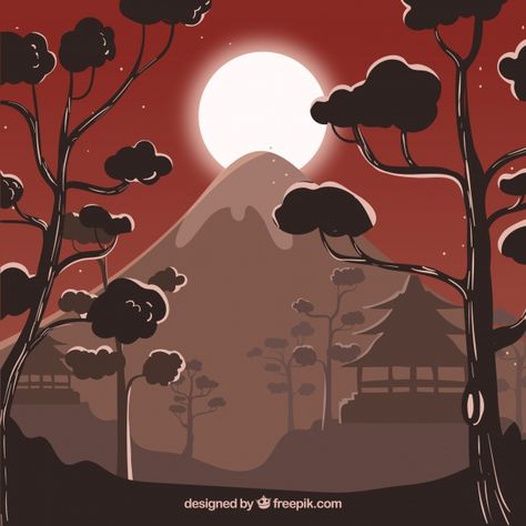 Traditional ninja warrior background with flat design. Download thousands of free vectors on Freepik, the finder with more than a million free graphic resources Ninja Background, Warrior Background, Ninja Theme, Spring Carnival, Ninja Art, La Art, Minimal Wallpaper, Graphic Poster Art, Theme Background