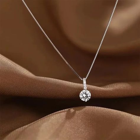 Diamond Necklace Simple, Choker Pendant, Drop Pendant Necklace, Mens Jewelry Necklace, Wedding Party Jewelry, Classic Necklace, Chain Fashion, Valentines Necklace, Jewelry Brand