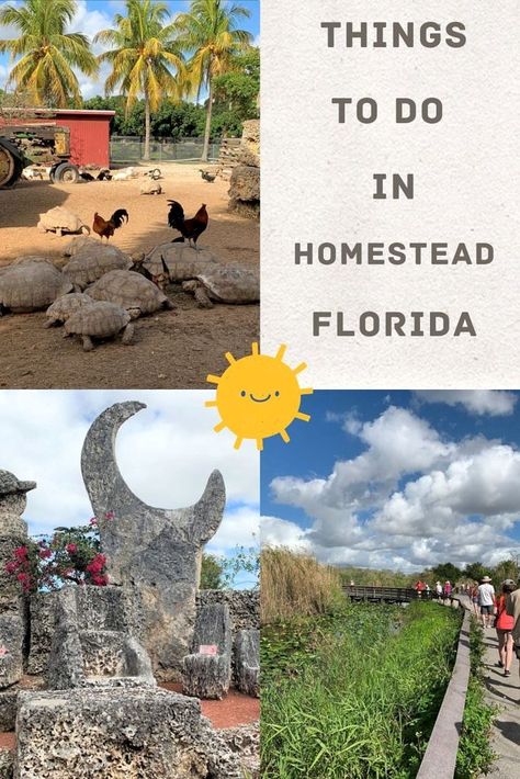 Things to Do in Homestead-Florida - Obligatory Traveler Florida Homesteading, Apopka Florida, Homestead Florida, Coral Castle, Biscayne National Park, Travel Florida, Everglades National Park, Tourist Sites, National Parks Trip