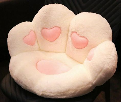 Diy Gaming Room, Cat Paw Pillow, Items For Room, Paw Pillow, Ice Cream Milkshake, New Room Design, Twilight Home, Apartment Finds, Romantic Birthday Gifts