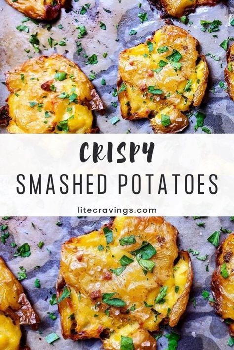 Ww Potatoes Recipes, Smashed Breakfast Potatoes, Breakfast Smashed Potatoes, Weight Watcher Potato Recipes, Ww Sides Dishes, Ww Potato Recipes, Weight Watchers Potato Recipes, Ww Recipes Dinner, Ww Vegetarian Recipes