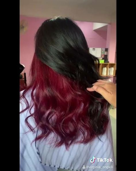 Red Underlayer, Brown Hair With Red, Hair Dyed, Red Hair Inspo, Dyed Red Hair, Red Brown Hair, Swag Girl Style, Girl Swag, Hair Envy