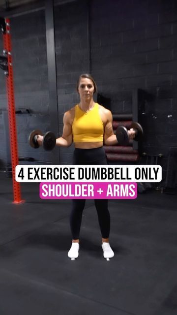 Nikkiey Stott | WarriorBabe on Instagram: "DUMBBELL SHOULDER + ARMS PARTNER WORKOUT 🏋🏽‍♀️ Save this + tag your workout partner below! 👯‍♀️👇🏼 SUPERSET 👉🏼 Bicep Curls 👉🏼 Standing Shoulder Press 4 x 10 reps SUPERSET 👉🏼 Hammer Curls 👉🏼 Side Lateral Raises 4 x 10 reps SUPERSET 👉🏼 Overhead Tricep Extension 👉🏼 Front Raise 4 x 10 SUPERSET 👉🏼 Standing Single Arm Kickbacks 👉🏼 Rear Delt Fly 4 x 10 Enjoy! 🥵" Nikkiey Stott Workout, Nikkiey Stott, Rear Delt Fly, Delt Fly, Overhead Tricep, Overhead Tricep Extension, Dumbbell Shoulder, Workout Partner, Rear Delt