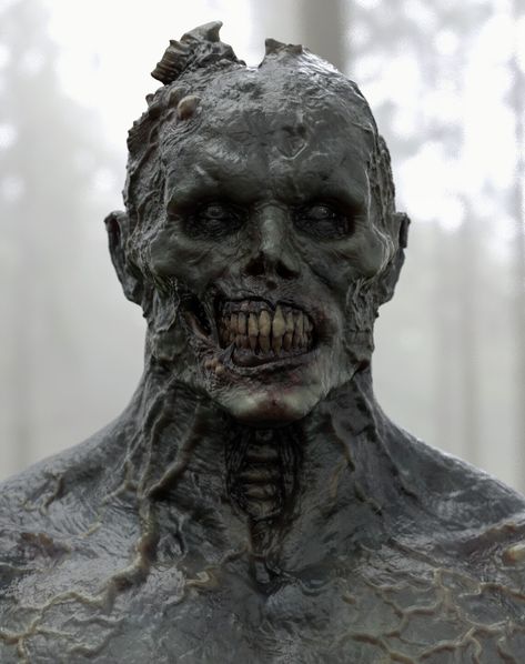 Draugr , Kevin Cassidy on ArtStation at https://www.artstation.com/artwork/rRKYNa Arte Zombie, Horror Masks, Zombie Art, Skull Rings, Monster Concept Art, Alien Creatures, Creepy Art, Creature Concept, Monster Art