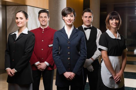 https://premierhotelier.wordpress.com/2016/04/04/the-suite-life-experiences-hotel-employees-can-relate-to/ Hotel Secrets, Hotel Operations, Hotel Jobs, Restaurant Uniforms, Hotel Uniform, Hospitality Uniform, Suite Life, Hotel Staff, Police Uniforms