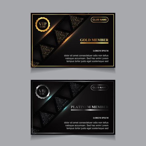 Luxury golden and platinum vip member ca... | Premium Vector #Freepik #vector #background #business #vintage #gold Vip Card Design, A History Of Magic, Design Vip, Setup Gamer, Unique Wedding Cards, Card Design Template, Metal Business Cards, Member Card, Hello Kitty Crafts