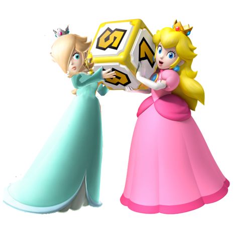 Peach and Rosalina Peach And Rosalina, Princess Rosalina, Super Mario Bros Games, Super Princess Peach, Super Mario Princess, Super Princess, Nintendo Princess, Red Princess, Princess Daisy