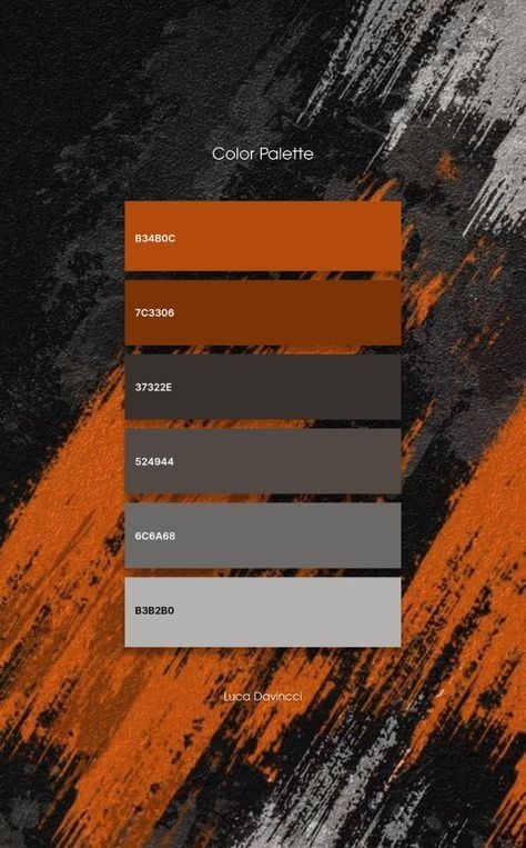 Black White Orange Color Palette, Dark Orange Palette, Dark Orange Color Palette, Three Color Combinations, Orange Palette, Darkest Black Color, Black Color Palette, Black Color Combination, Orange Color Palettes