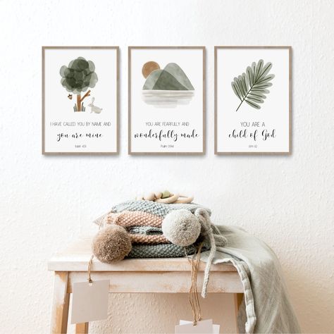 Christian Nursery Decor, Nursery Bible Verses, Christian Nursery, Bible Verses For Kids, Church Nursery, Kids Bible, Psalm 118, Nursery Room Inspiration, Baby Boy Nursery