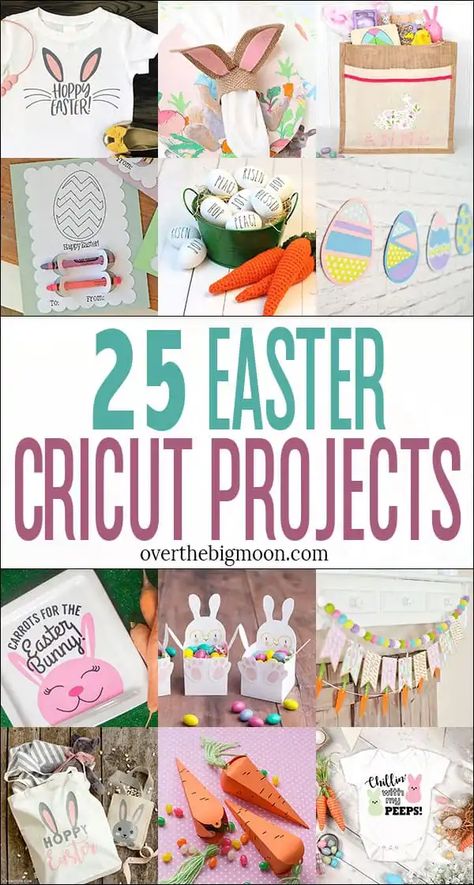 Personalizing your Easter Crafts and Projects this Easter holiday with your Cricut machine is such a game-changer! Check out these fun ideas! #CricutMade #CricutCreated #CricutCrafts #CricutEaster #CricutMaker #CricutExploreAir2 #CricutJoy #CricutEasyPress2 Easter Crafts Cricut, Cricut Projects For Home, Easter Cricut Projects To Sell, Cricut Easter Baskets, Easter Cricut Projects, Cricut Project Ideas, Easter Cricut, Fabric Easter Basket, Creative Easter Baskets