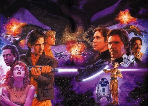 Star Wars - The New Jedi Order: Edge of Victory: Rebirth Cover by Tsuyoshi Nagano. Tsuyoshi Nagano, Darth Caedus, New Jedi Order, Star Wars Legacy, Mara Jade, Science Fiction Artwork, Star Wars 1977, Jedi Order, Star Wars Comics