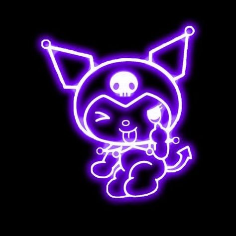 Purple Widget Hello Kitty, Cute Purple Pfp Aesthetic, Kuromi Widget Purple, Purple Icons Black Background, Kuromi Purple Aesthetic, Purple Pfp Aesthetic, Black And Purple Icons, Dark Purple Pfp, Purple Hello Kitty