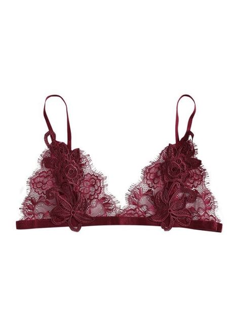 Bra Style, Lace Material, Lace Lingerie, Bra Styles, Chest Pad, Bra Lingerie, Deep Red, Women Collection, Three Quarter