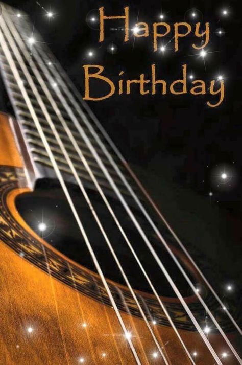 Happy Birthday Musician, Happy Birthday Guitar, Birthday Wishes Gif, Happy Birthday Music, Happy Birthday Wishes Pics, Birthday Wishes Pics, Guitar Images, Birthday Music, Happy Birthday Man