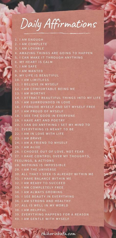 Female Positive Quotes, Affirmations For Being Sick, Positive Female Affirmations, Remove Blockages Affirmations, Female Affirmation Quotes, Cute Tattoo Ideas Female, Optimistic Affirmations, Selfgrowth Aesthetic, Female Affirmations