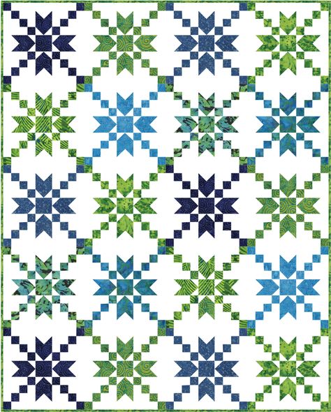 Sew Fresh Quilts Stepping Stones Quilt Pattern, Quilt Pattern Free, Green And Burgundy, Irish Chain Quilt, Christmas Quilt Patterns, Sock Hop, Quilt Block Tutorial, Star Quilts, Twin Quilt