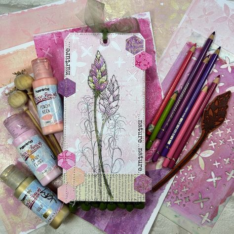 NEW Paper Artsy JOFY Cards and Tag Inspiration! | Journaling Creative, Mixed Media Art Techniques, Paper Artsy, New Paper, Mod Podge, Mini Fashion, Media Art, Art Techniques, Staging