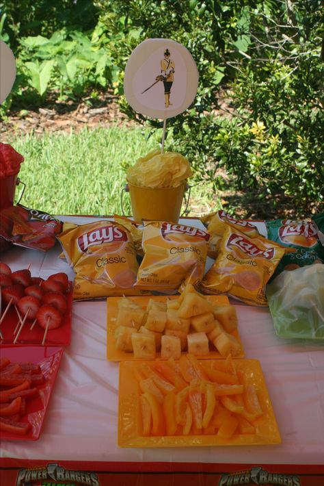 Power Rangers Birthday Party Ideas Food, Power Rangers Birthday, Power Rangers Birthday Party Ideas, Power Rangers Theme, Power Ranger Birthday Party, Transformers Birthday Parties, Movie Night Theme, Power Ranger Party, Power Rangers Megaforce