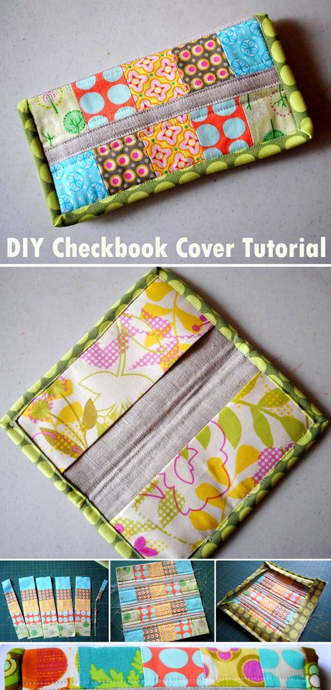 Diy Checkbook Cover Free Pattern, Checkbook Cover Pattern Free, Diy Checkbook Cover, Quilt Retreat Favors, Sewing Binding, Wallet Sewing Pattern, Checkbook Covers, Sewing To Sell, Quilt Retreat