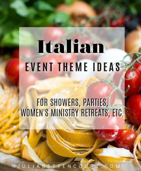 Italian Party Event Theme – Julia Bettencourt Blog Italian Cafe Themed Party, Italian Tasting Party, Italian Food Party Ideas Dinners, Italian Themed Graduation Party, Italian Themed Luncheon, Italian Festival Party, Italian Party Games For Adults, Italian Restaurant Party Theme, Italian Family Reunion Ideas