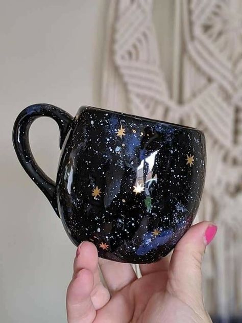 Cup Of Stars, Galaxy Mug, Modern Mugs, Astronomy Gift, Cerámica Ideas, Tanah Liat, Keramik Design, Tassen Design, Starry Night Sky