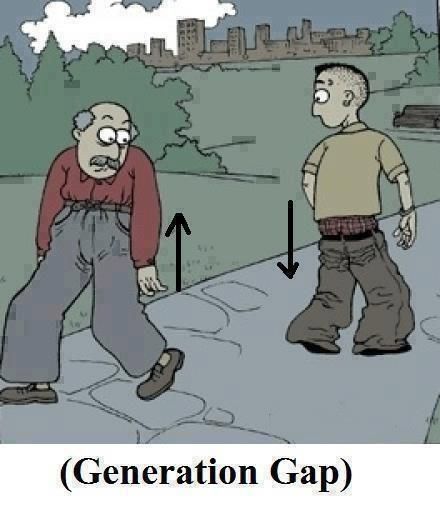 generation, gap, pants, sag, highwater Generation Gap, Whatsapp Dp Images, Parenting Humor, Funny Cartoon, Funny Cartoons, Bones Funny, Funny Images, Funny Jokes, Gap