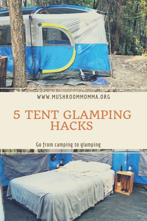 Glamping Hacks, Organisation En Camping, Zelt Camping Hacks, Camping Hacks With Kids, Zelt Camping, Tent Camping Hacks, Auto Camping, Camping Desserts, Camping Diy