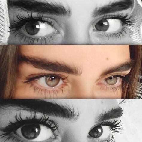 Esra Bilgic Eyes, Thick Brows, Most Beautiful Eyes, Girl Thinking, Eye Photography, Hazel Eyes, Feminine Aesthetic, Pretty Eyes, Eye Art