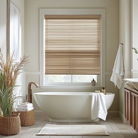 Wooden tile bathroom