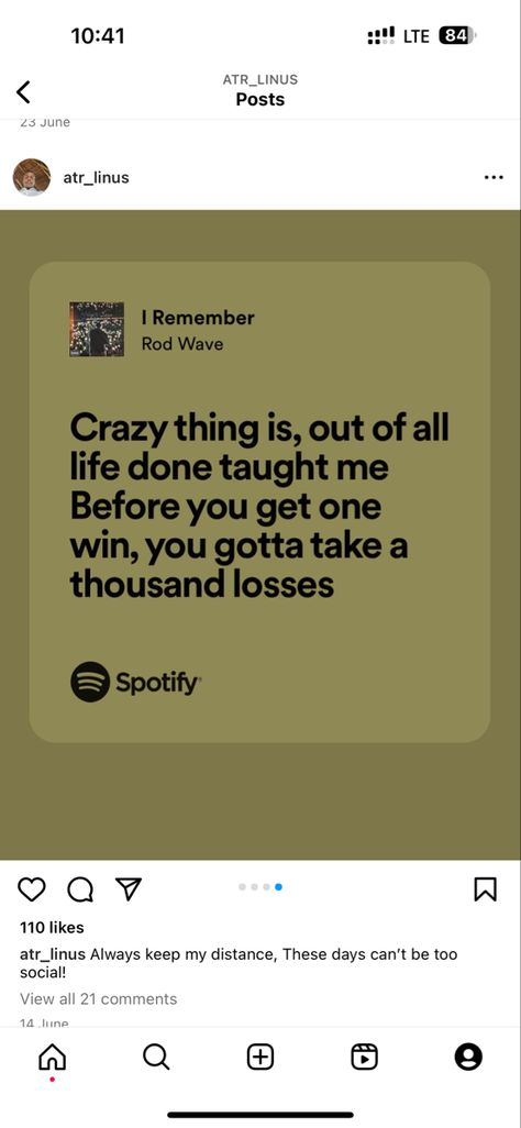 Good lyric!! Rod Wave Once Said, Rod Wave Senior Quotes, Rod Wave Tattoo Ideas Lyrics, Rod Wave Spotify Lyrics, Rod Wave Lyrics Captions, Rod Wave Lyric Tattoo Ideas, Rod Wave Graduation Cap, Rod Wave Tweets, Rod Wave Quotes Lyrics