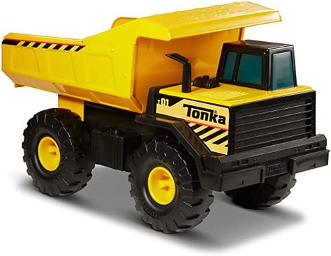 Tonka Toys, Tonka Truck, Dumper Truck, Steel Bed, Construction Birthday, Dump Trucks, Construction Vehicles, Toy Trucks, Dump Truck