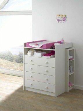 Steens for kids white 4 drawer baby changing unit chest Baby Chest Of Drawers, Grey Changing Table, Baby Changing Unit, Baby Drawer, Baby Changer, Kids Chest Of Drawers, Baby Nursery Closet, Grey Baby Nursery, Changing Unit