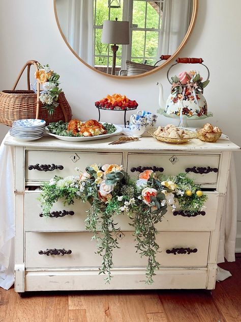 Vintage buffet makeover