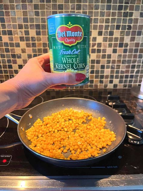 Best Way To Cook Canned Corn, How To Spice Up Canned Corn, How To Cook Canned Corn, Best Canned Corn Recipe, How To Make Canned Corn Taste Better, Canned Corn Recipes, Homemade Kettle Corn, Chipotle Corn Salsa, Cooked Corn