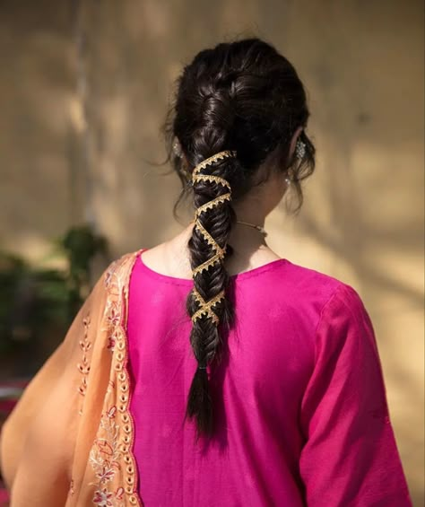 Hair For Graduation, Long Hair And Short Hair, Style For Long Hair, Indian Braids, Ideas Haircut, Saree Hairstyles, Easy Hairstyles For Thick Hair, Hair Upstyles, Veteran's Day