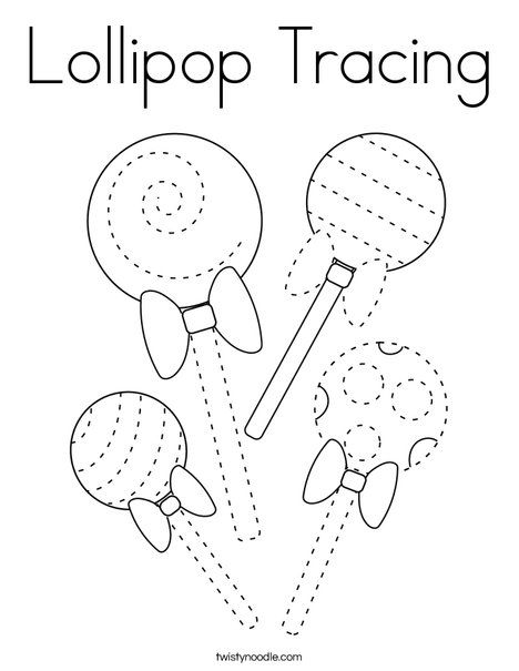 Lollipop Tracing Coloring Page - Twisty Noodle Twisty Noodle, Preschool Tracing, Tracing Sheets, Tracing Worksheets Preschool, Kids Worksheets Preschool, Preschool Writing, Diagonal Lines, Preschool Class, Kindergarten Learning