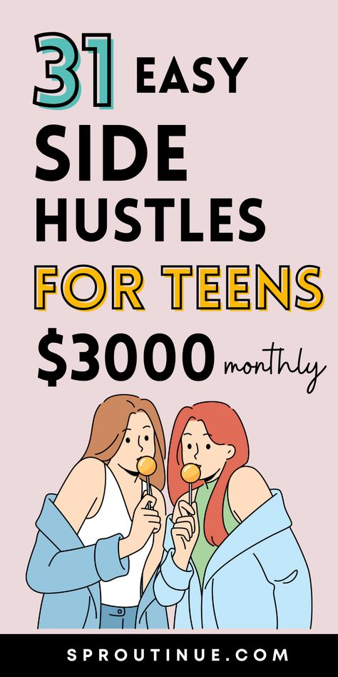 Earn Money Online Ideas Teenage Money Making, Ways To Make Money Over The Summer, Teenage Jobs Ideas, Making Money On The Side, Things To Do To Earn Money, Making Money With Amazon, Things To Do For Money At 13, Summer Money Making Ideas, How To Get Easy Money