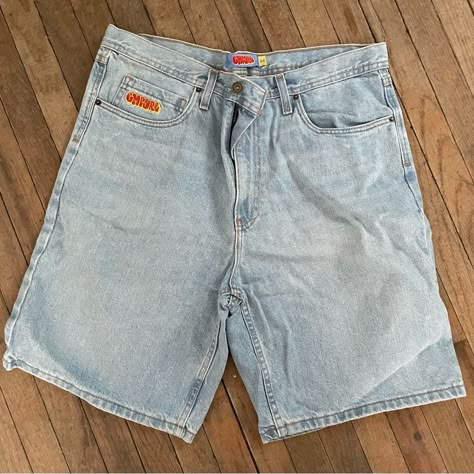 Never Worn Size 34 Thrifting Ideas, Hip Hop Cartoon, Shuffle Cutouts, Drip Ideas, Hard Fits, Blue Baggy Jeans, School Apparel, Gym Shorts Men, Pinterest Wardrobe