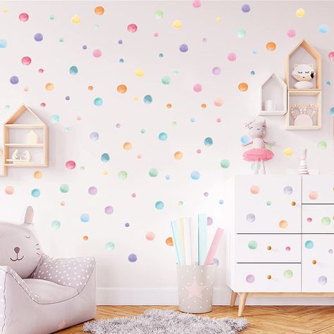 Kindergarten Wallpaper, Heart Wall Decal, Classroom Wall Decor, Polka Dot Wall Decals, Polka Dot Walls, Kids Room Wall Decor, Wall Stickers Home, Wall Stickers Kids, Kids Room Wall